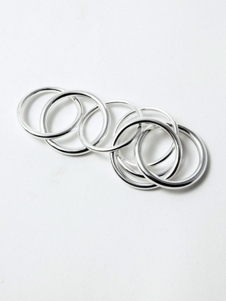 Chain R7 ring silver for men and women