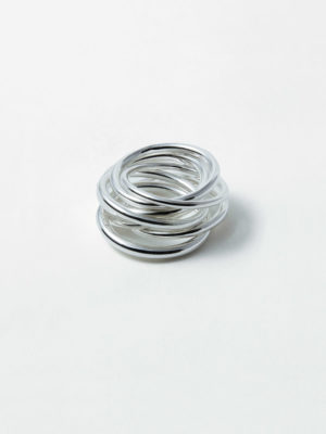 Chain R7 ring silver for men and women