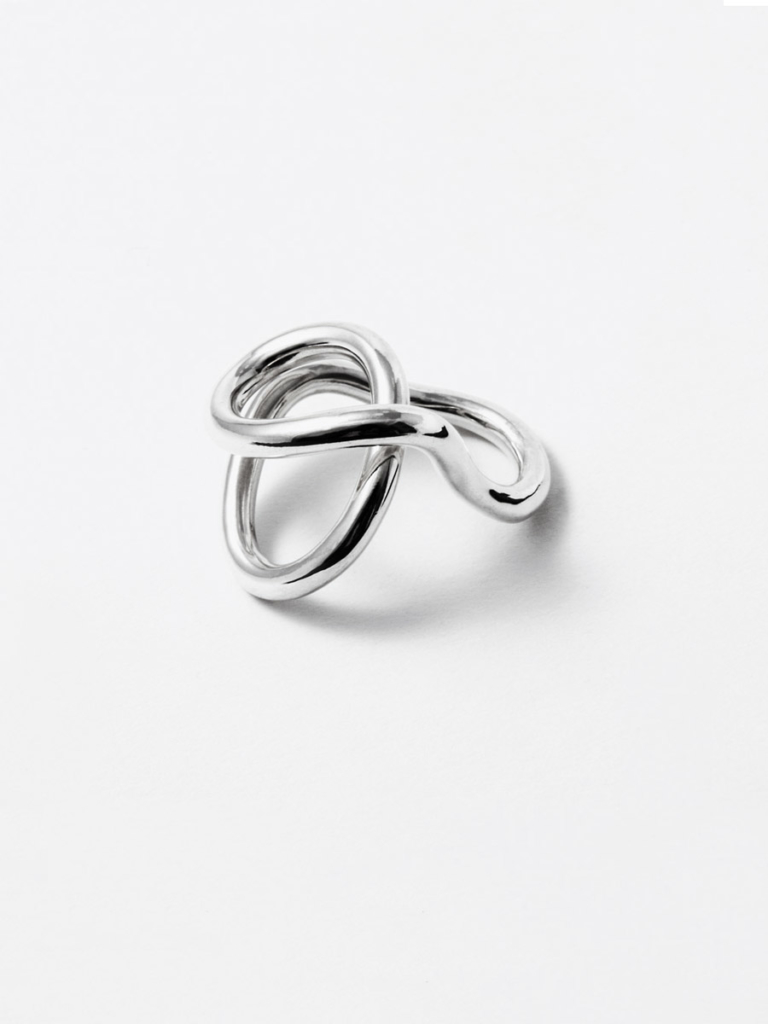 Flow ring silver
