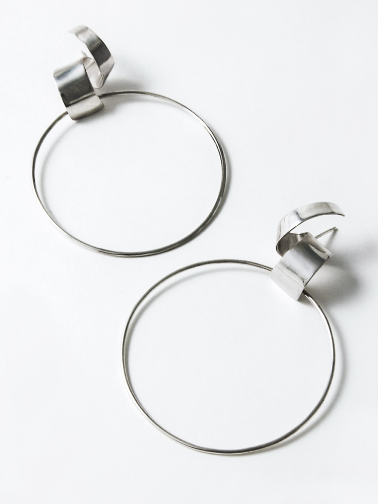 Lepic & Loop Large earrings silver