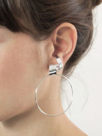 Lepic & Loop Large earring silver