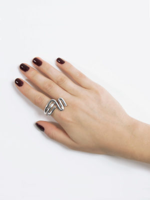 Jazz ring silver